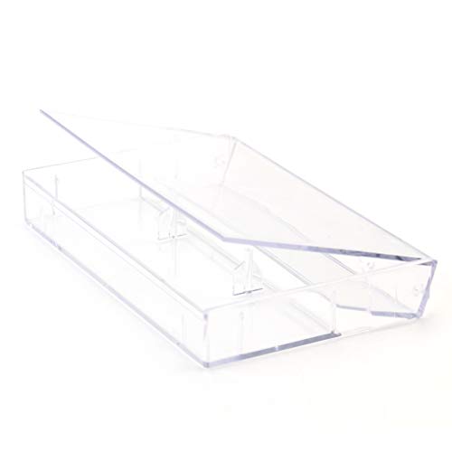 Fasmov 30 Pack Clear Plastic Cassette Tape Cases Audio Cassette Storage