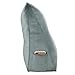 WOWMAX Triangular Wedge and Body Positioners Reading Pillow Large Bolster Headboard Backrest Support Cushion for Day Bed Bunk Bed with Removable Cover Queen Velvet Gray