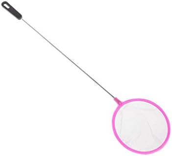 Poity Fishing Tank Net Plastic Round Thick Fish Shrimp Capture for Aquarium Shop Tools Small 30.5x7.5 Color Randomly