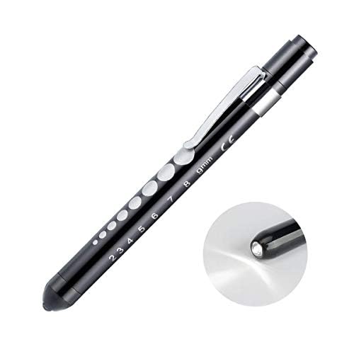 POCKETMAN LED Pen Light with Gauge and Ruler Detector Torch Flashlight Penlights Pen Lights (1 Pack)