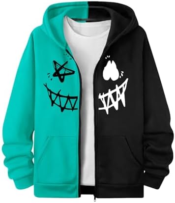 Amazon.com: COZYEASE Boys'Zip Up Hoodies Graphic Long Sleeve