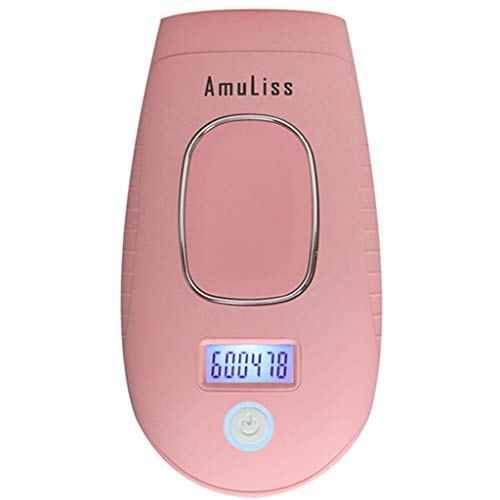 Transer Permanent Hair Removal Device for Women and Men Home Use Hair Removal System for Face Underarm, Bikini Area, Arms, Legs, Chest, Back and Atomach, Compact Hair Removal Epilator (Pink)