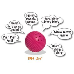Babble Ball - Kitty Size - 2 1/8" in Pink