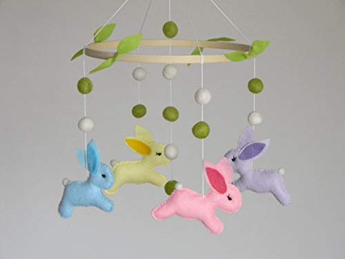 bunny nursery mobile