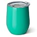 SWiG Double-Walled Vacuum Insulated Wine Tumbler, 12 Ounce, Turquoise