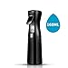 Water Spray Bottle for Hair (Black - 5oz), Hair Spray Bottle, Fine Plant Mister, Automatic Spray Bottle, Continuous Empty Spray Bottle for Hair Styling, Skin Care, Cleaning, Salons, Face & Plants