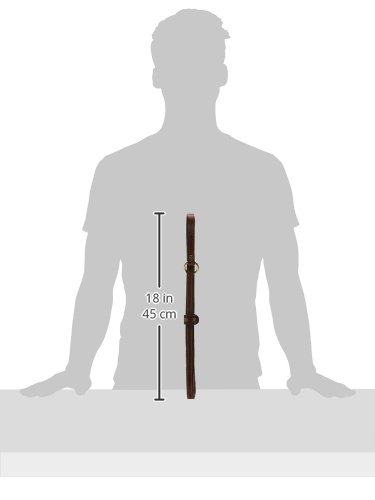 Mendota Products Leather Slip Lead, 5/8-Inch by 6-Feet, Chestnut