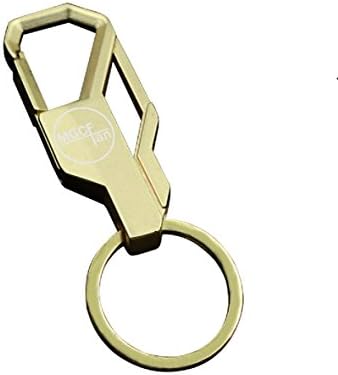MGCFTan Car KeyChain Key Ring Liangery Durable Metal Gift Keyrings for Men (Gold)