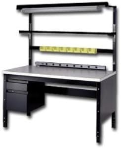 Parent Metal Products, 72 W X 30 D Electronics Bench And Accessories, Hlf-6, Size: 72 W, Wt. (Lbs.): 32#, Description: Light Fixture, Lf-6