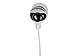 Monoprice Button Design Noise Isolating Earbuds Headphones - Black and White with A Gold-Plated 3.5 Mm Stereo Plug