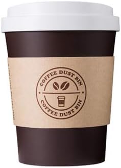 Coffee Cup Shaped Swing Top Waste Basket Trash Can For Table Desk Small 3l Brown Amazon Co Uk Kitchen Home