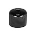 Prescott Plastics 1 1/4” (31.75mm) Outer Diameter Flexible Plastic Hole Plugs, Round Black Metal Tubing End Caps, Strong Furniture Leg Inserts, Impact & Weather Resistant, Made in the USA - 10 Pack