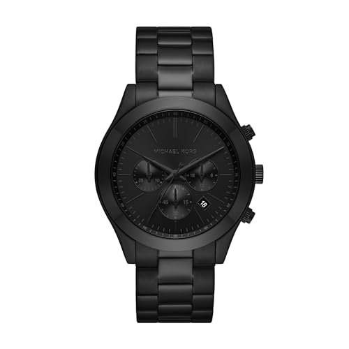 Michael Kors Oversized Slim Runway Men's Watch, Stainless Steel Watch for Men