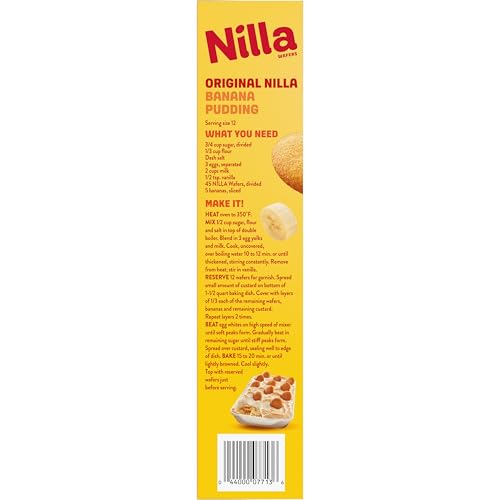 NILLA WAFERS COOKIES, VANILLA WAFERS, FAMILY SIZE, 15 OZ