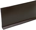 M D Building Products 75234 4" x .080" x 4' ft Brown Vinyl Cove Wall Base Moulding - Quantity 12