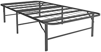 Mainstays Metal Platform Bed Frame/Foundation, Black, Twin