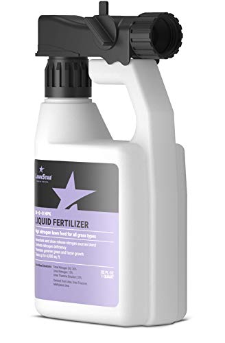 LawnStar 30-0-0 NPK Fertilizer (32 OZ) - Makes Grass Grow Greener, Faster - Liquid Lawn Food w/Slow Release Nitrogen - High Nitrogen Premium Blend, Treats Deficiency, All Grass Types - American Made - Thumbnail 2