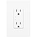 Insteon Smart Dual On/Off Wall Outlet, Top & Bottom Outlets Independently Controllable, 2663-222 (White) - Insteon Hub Required for Voice Control with Alexa & Google Assistant