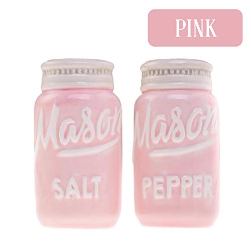 Goodscious Pink Mason Jar Salt And Peppe Buy Online In China At Desertcart