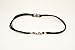 Anklet for men, men's anklet with a silver tube charm and a black cord, anklet for men, gift for boyfriend, men's ankle bracelet, gift
