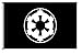 Fyon Large Galactic Empire Black Landscape Flag 3X5Ft