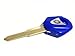 Motor_pro Blue Blank Key Uncut Blade for Yamaha YZF R6