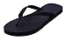 Feisco Top Quality Men Rubber Flip Flops Thong Sandal Beach Slipper (11 D(M) US, Black)