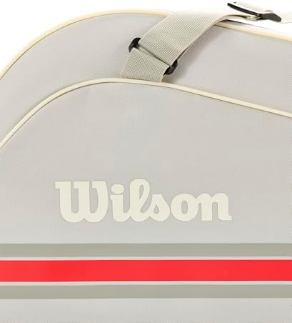 Team 6 Pack, Pochette Spacieuse pour les Accessoires et une Sangle Ajustable, Protection Complète de la Raquette, Couleur : Avoine