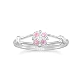 Pink Flower Child's Ring Size 3
