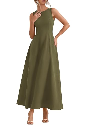 PRETTYGARDEN Women's Sleeveless Maxi Dress