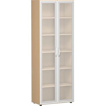 216 Cm Wing Doors Cupboard Milan With Glass Doors Execution