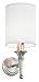 Linos Contemporary Brushed Steel Plug-in Sconce