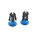 iParaAiluRy Bike Bar End Plugs Handsome Universal Rubber Sponge Aluminum Handlebar Plug (1 Pair, Out Dia. 23mm/28mm, Black/Blue/Golden/Gray/Green/Red)