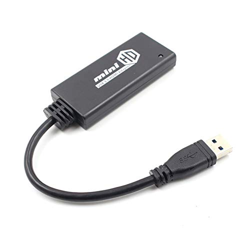 Florenceenid Mini USB 3.0/ USB 2.0 to HDMI Adapter External Graphics Audio Card Converter