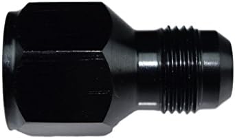 -8AN Female Reducer to -6AN Male Flare Adapter 8 6 AN Fitting Black, AN894-08-06B