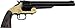 Denix 1869 Schofield Style Revolver, Brass and Black - Non-Firing Replica