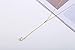 S.J JEWELRY Fremttly CZ Simple Delicate Handmade 14K Gold Fill/Rose Gold/Silver Adjustable Y Necklace Lariat Simple Baton Necklace-Y-CZ