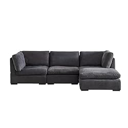99" 4 Seater Modular Down Feather(60%) Cloud Deep