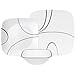 Corelle Square Simple Lines 18-Piece Dinnerware Set, Service for 6 (1088646)