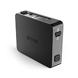 TROND Bluetooth Transmitter Receiver for TV PC iPod, Digital Optical Input & 3.5mm Aux Port, 500mAh Battery Powered, Dual Link AptX Low Latency - Specially Designed for Pairing Two Devices