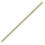 PGCOKO Brass Solid Round Rod Lathe Bar Stock, 3/8