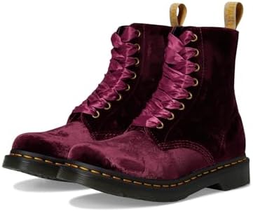 Dr. Martens 1460 PASCAL バーガンディ UK9(28cm) Amazon.com | Dr. Martens Women's 1460 Vegan Fashion Boot, 5
