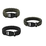Rothco Deluxe Paracord Bracelet - Black - 8
