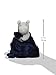 Carter's Plush Security Blanket Hippo, Grey/Navy