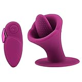 Dapen Powerful Tongue Suck & Lick 10 Mode Remote Control Nipple Sucker G SPO-tter Sucking Toys for Women&Couples