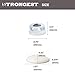 Strongest Wall Door Handle Stopper Set. 5 Pieces of White Silicone Door Knob, and 5 Clear Round Wall Shield Cushion. Wall Protector for Door Handle. Guard Door Bumper Wall Protector Rubber. 10 Pieces
