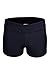 QUEENIE VISCONTI Women Swim Boy Shorts Waistband Boardshorts Swimsuits Pants Black M