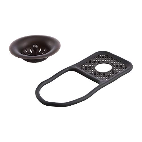 AmazonBasics Sink Set Bundle, with Drying Mat, Drain Stopper, Sink Liner and Sink Caddy - Thumbnail 4