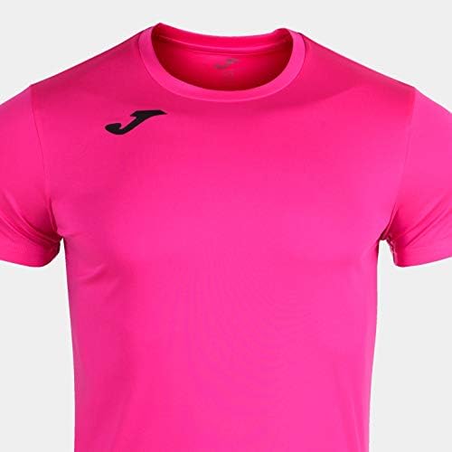T-shirt Short Sleeve Record II Fluorescente Rosa, S