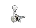 Guyker 6Pcs Guitar Machine Heads (3L + 3R) – 1:18 Locking String Tuning Key Pegs Tuners Set Replacement for LP, SG, TL Style Electric or Acoustic Guitars – Chrome